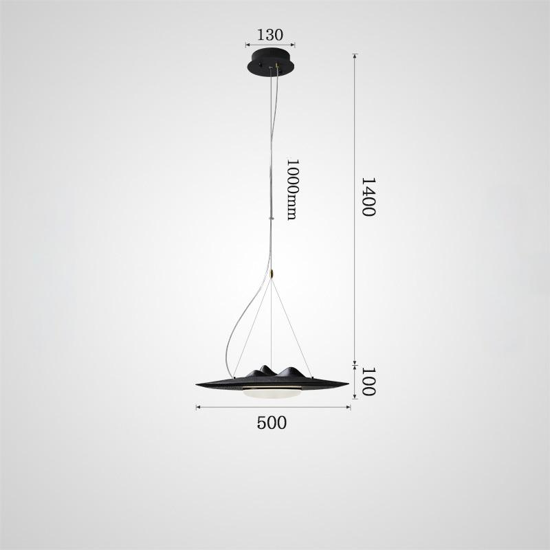 VILLEM Pendant by Lampadom - side view