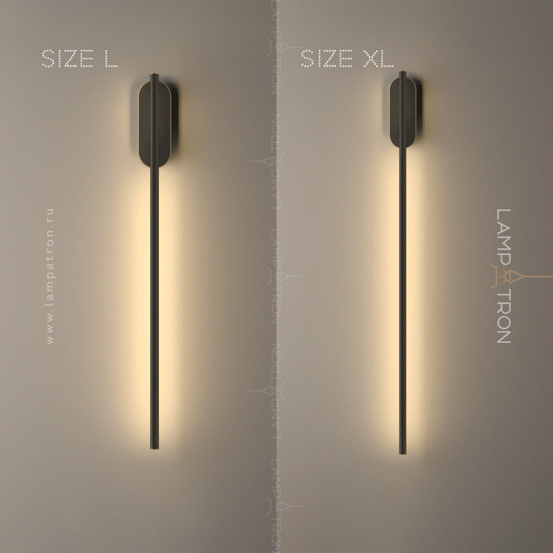 VIRGINIA Wall Light by Lampadom - scale reference