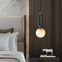 VITAL MARBLE Pendant by Lampadom - scale reference
