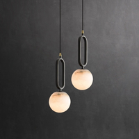 VITAL MARBLE Pendant by Lampadom - side view
