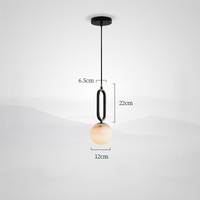 VITAL MARBLE Pendant by Lampadom - angle view