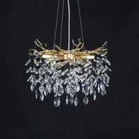 VITUS Chandelier Chandelier in Crystal by Lampadom - installation view