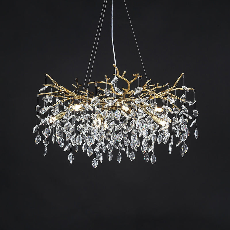 VITUS Chandelier Chandelier in Crystal by Lampadom - installation view