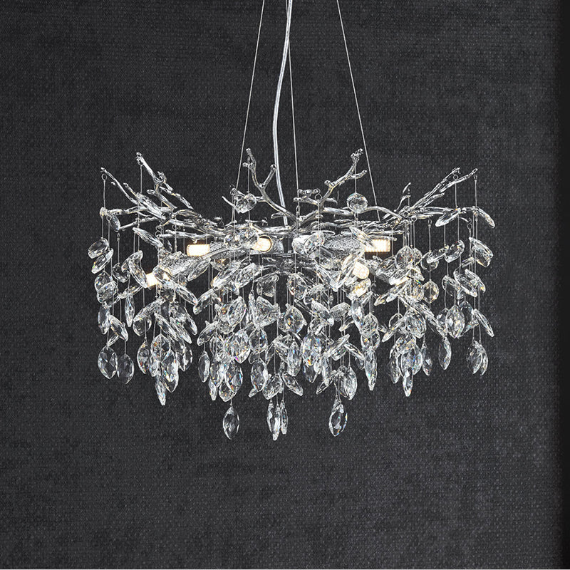VITUS Chandelier Chandelier in Crystal by Lampadom - installation view
