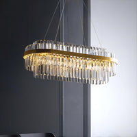 VOYAGE Linear Chandelier by Lampadom - ambient shot
