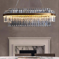 VOYAGE Linear Chandelier by Lampadom - detail view