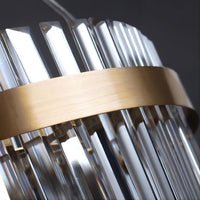 VOYAGE Linear Chandelier by Lampadom - side view