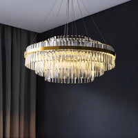 VOYAGE Ring Chandelier by Lampadom - angle view