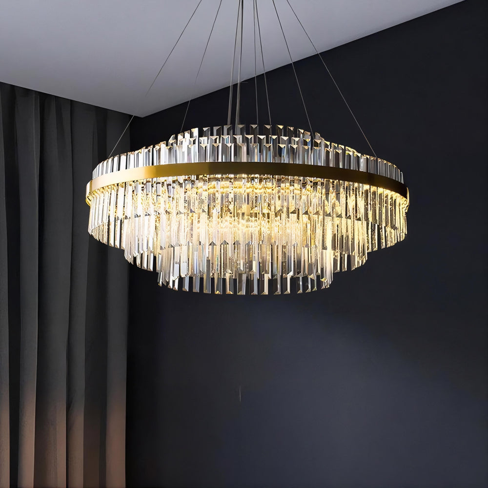 VOYAGE Ring Chandelier by Lampadom - scale reference