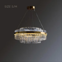 VOYAGE Ring Chandelier by Lampadom - close-up
