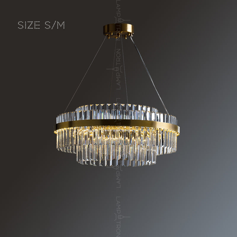 VOYAGE Ring Chandelier by Lampadom - close-up
