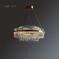 VOYAGE Ring Chandelier by Lampadom - close-up