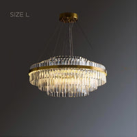 VOYAGE Ring Chandelier by Lampadom - side view