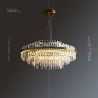 VOYAGE Ring Chandelier by Lampadom - detail view