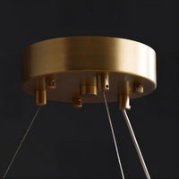 VOYAGE Ring Chandelier by Lampadom - scale reference