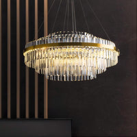 VOYAGE Ring Chandelier by Lampadom - close-up