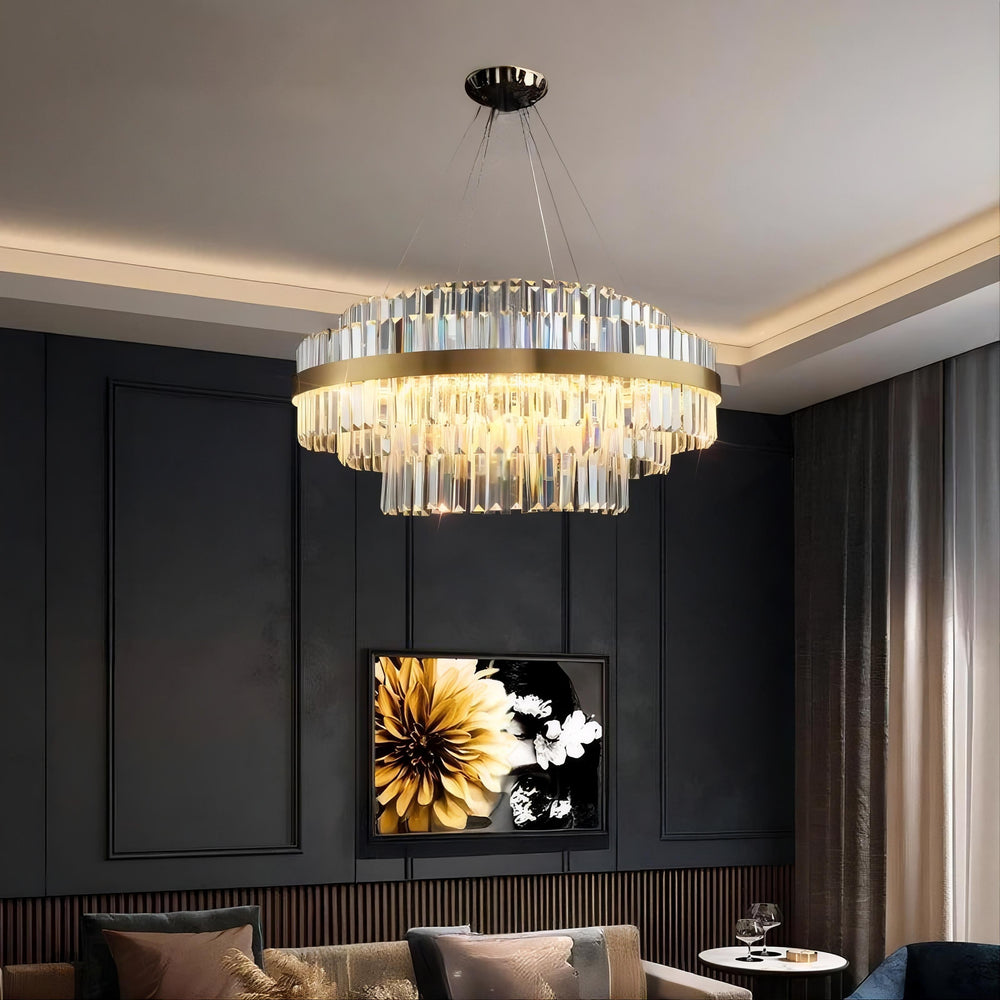 VOYAGE Ring Chandelier by Lampadom - ambient shot