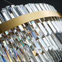 VOYAGE Ring Chandelier by Lampadom - side view