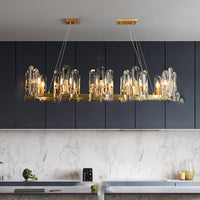 WALLACE Ring Chandelier by Lampadom - side view