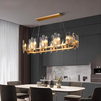 WALLACE Linear Chandelier by Lampadom - top view
