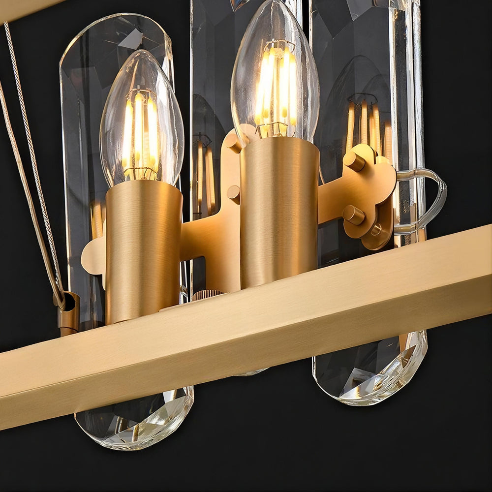 WALLACE Linear Chandelier by Lampadom - scale reference
