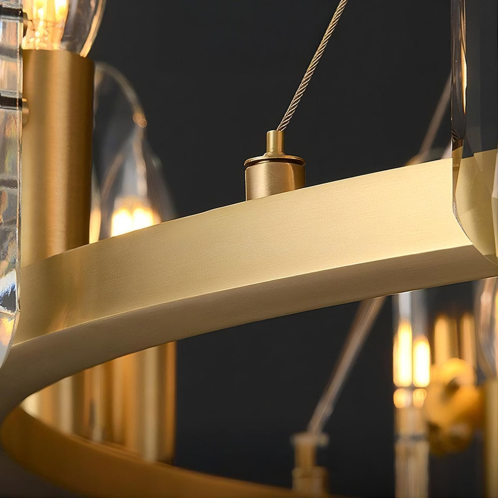 WALLACE Linear Chandelier by Lampadom - ambient shot