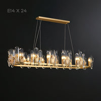 WALLACE Ring Chandelier by Lampadom - top view