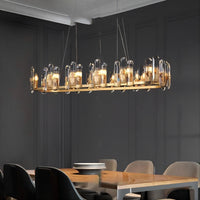 WALLACE Ring Chandelier by Lampadom - scale reference