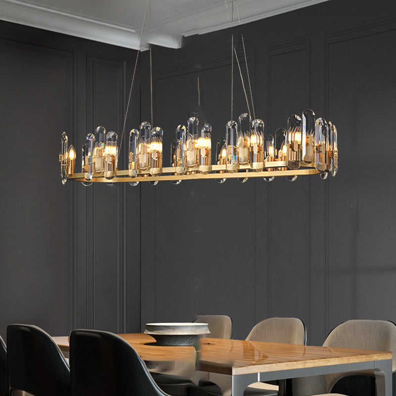 WALLACE Ring Chandelier by Lampadom - angle view