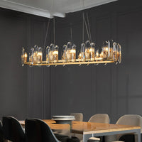 WALLACE Ring Chandelier by Lampadom - angle view