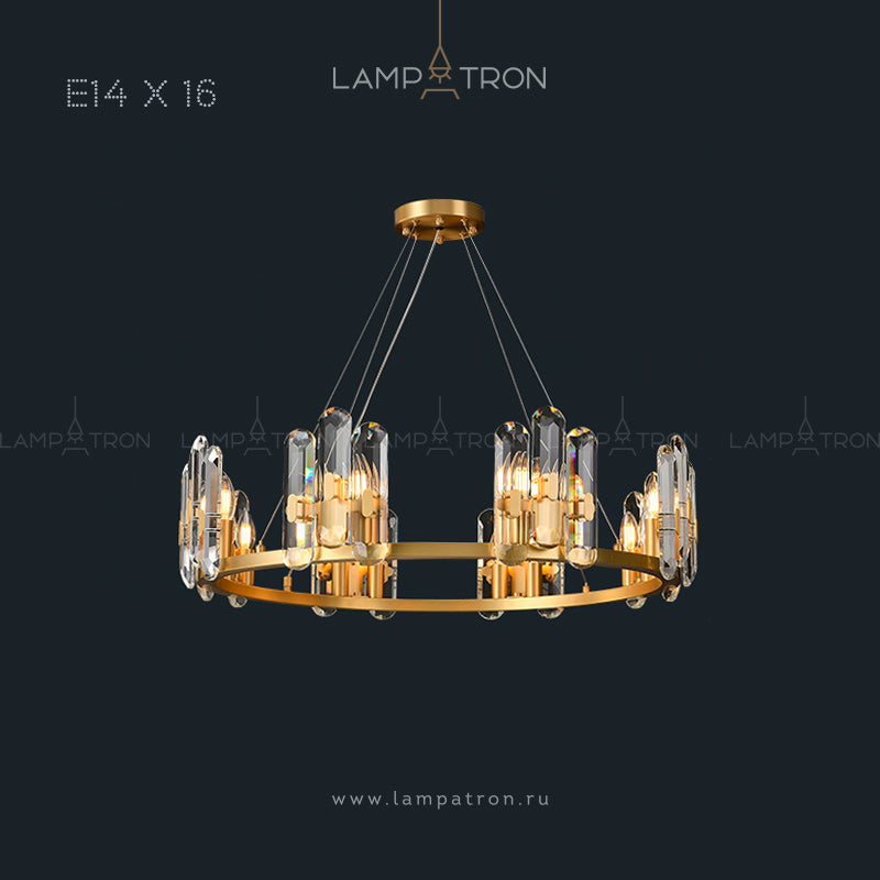 WALLACE Ring Chandelier by Lampadom - detail view