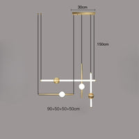 WAND COMBO Pendant by Lampadom - top view