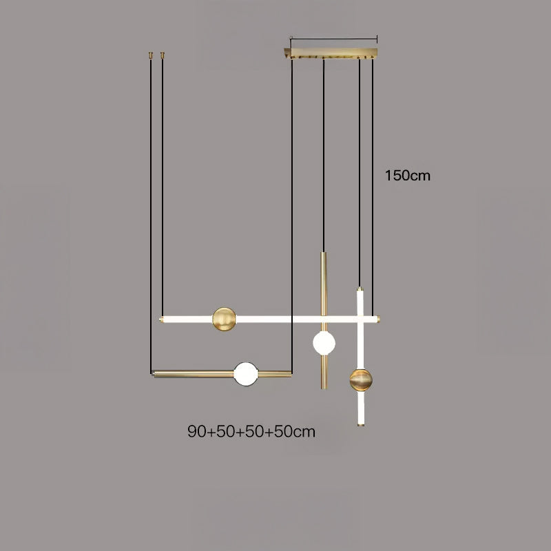 WAND COMBO Pendant by Lampadom - close-up