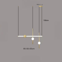 WAND COMBO Pendant by Lampadom - top view