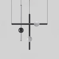 WAND COMBO Pendant by Lampadom - side view