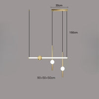 WAND COMBO Pendant by Lampadom - scale reference