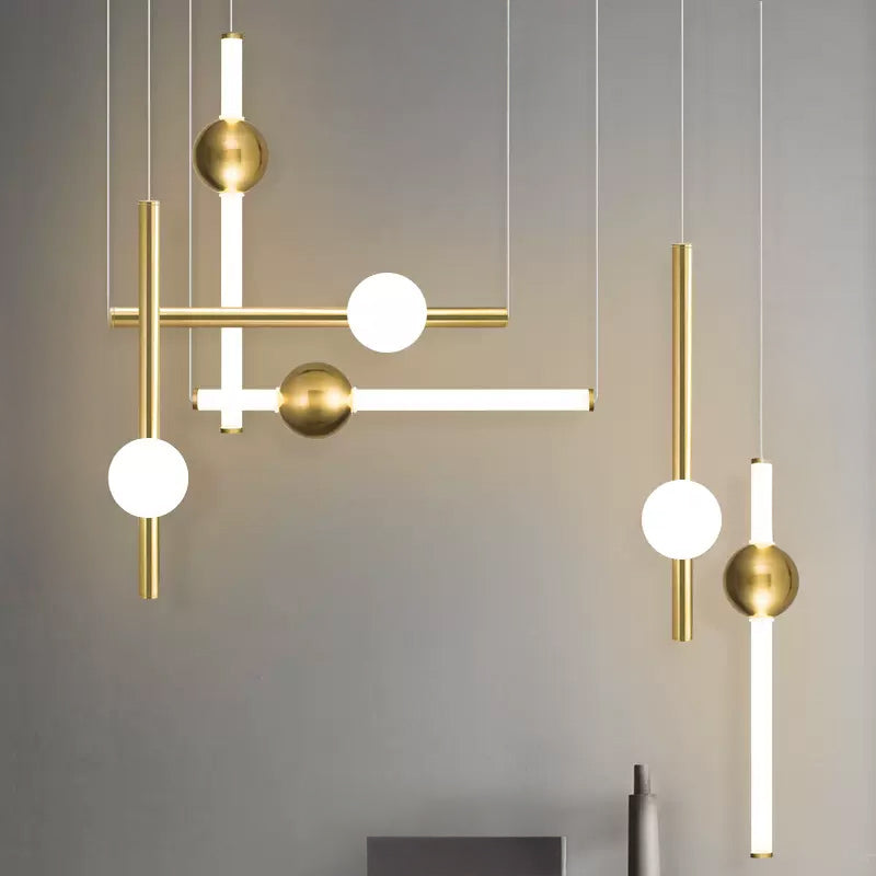 WAND COMBO Pendant by Lampadom - side view