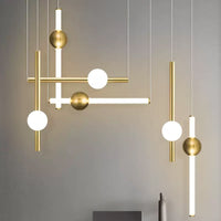 WAND COMBO Pendant by Lampadom - side view