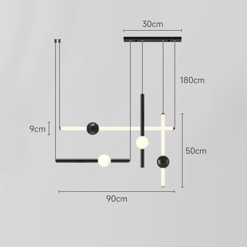 WAND COMBO Pendant by Lampadom - angle view