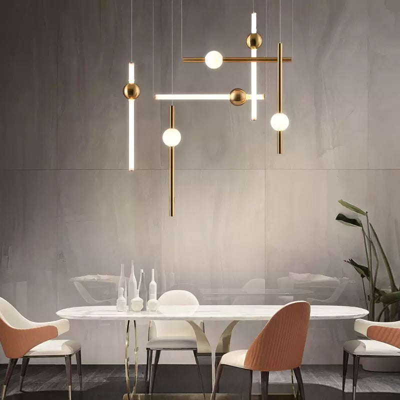 WAND COMBO Pendant by Lampadom - scale reference