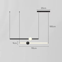 WAND HRZ Pendant by Lampadom - close-up
