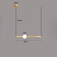 WAND HRZ Pendant by Lampadom - angle view