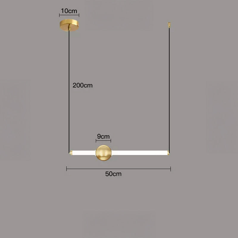 WAND HRZ Pendant by Lampadom - scale reference
