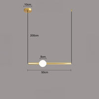 WAND HRZ Pendant by Lampadom - top view