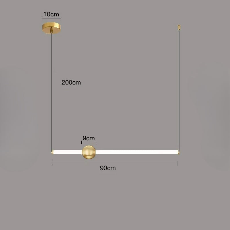 WAND HRZ Pendant by Lampadom - ambient shot