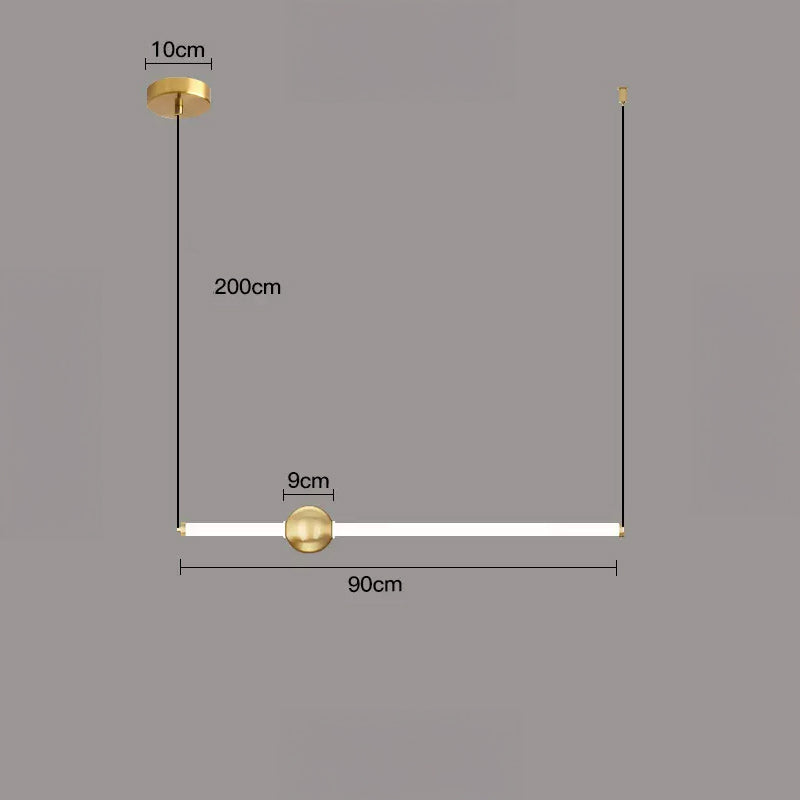 WAND HRZ Pendant by Lampadom - angle view