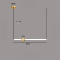 WAND HRZ Pendant by Lampadom - angle view
