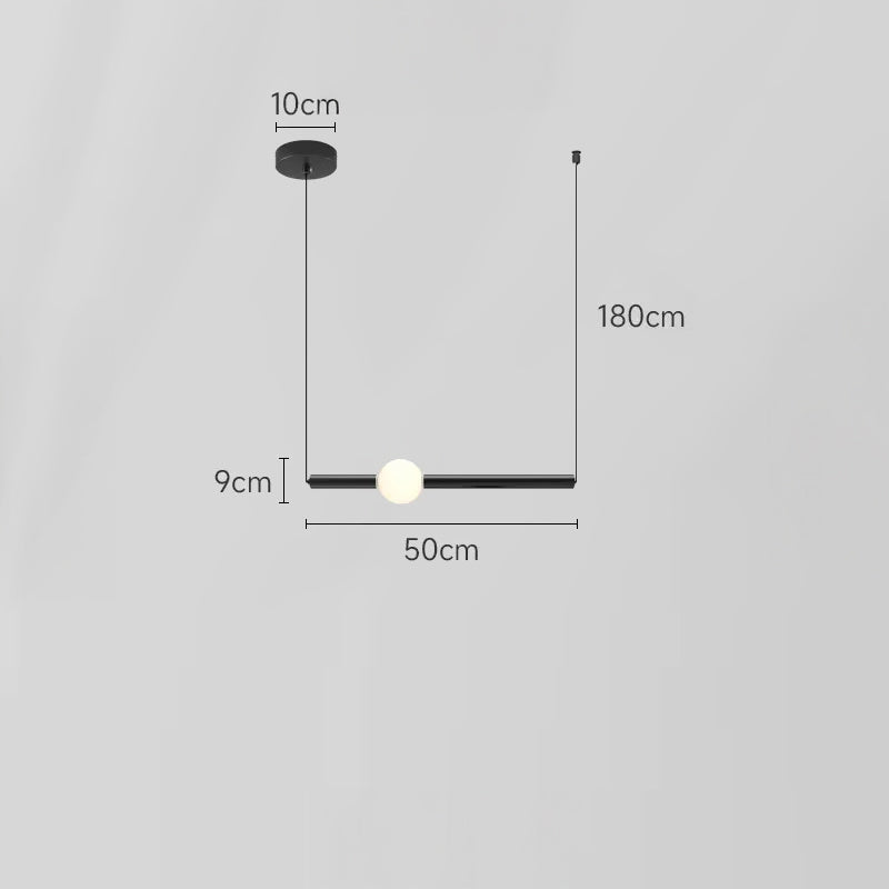 WAND HRZ Pendant by Lampadom - side view