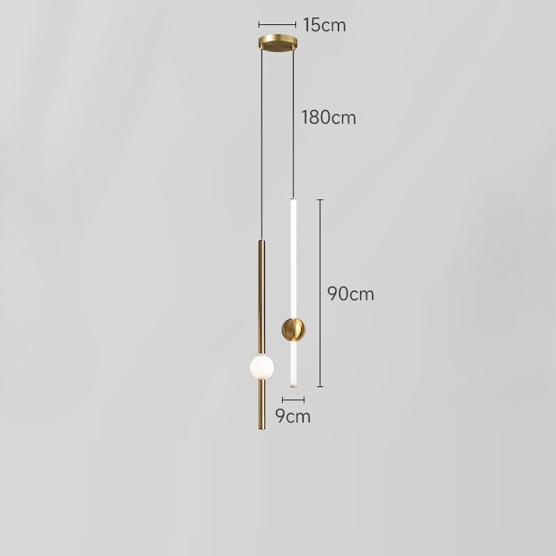 WAND VRT Pendant by Lampadom - side view