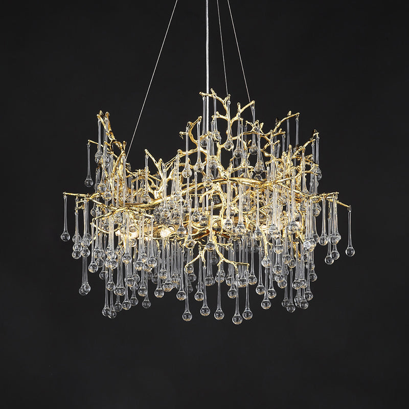 WATERDROPS Chandelier Chandelier in Crystal by Lampadom - view 17